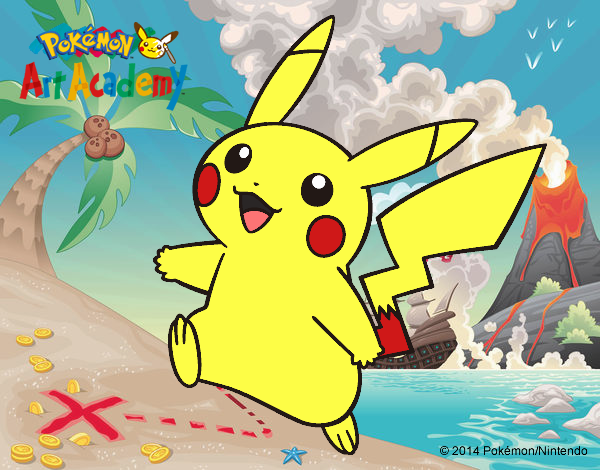 Pikachu en Pokémon Art Academy