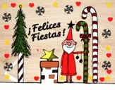 Postal Felices Fiestas