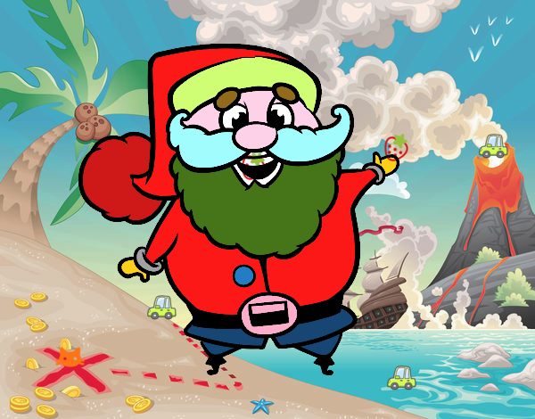 Santa claus gracioso