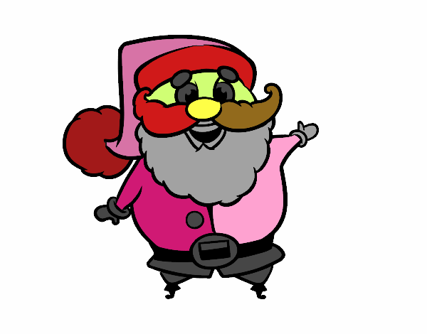 Santa claus gracioso