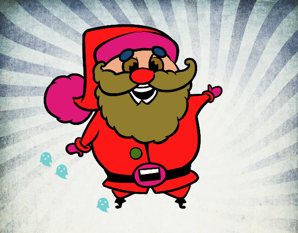 Santa claus gracioso