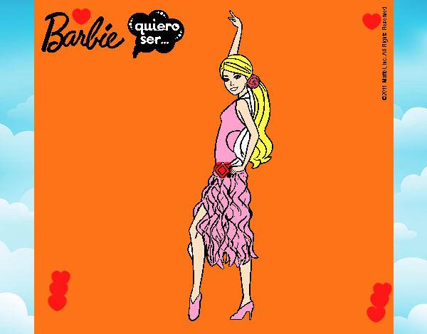 Barbie flamenca