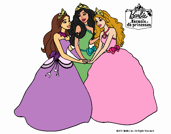 Barbie y sus amigas princesas