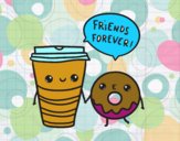 Café y donut