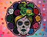 Calavera mejicana femenina