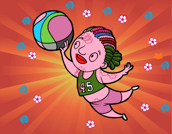 Jugadora de voleibol