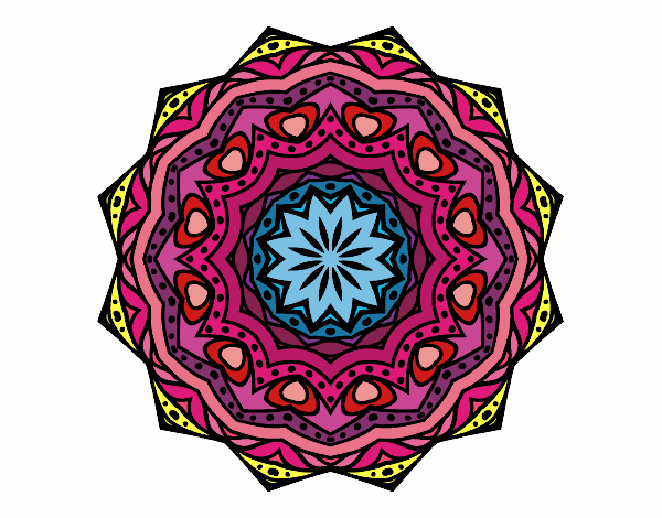 Mandala con estratos