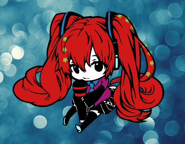 Miku Chibi vocaloid