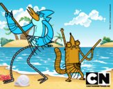 Mordecai y Rigby