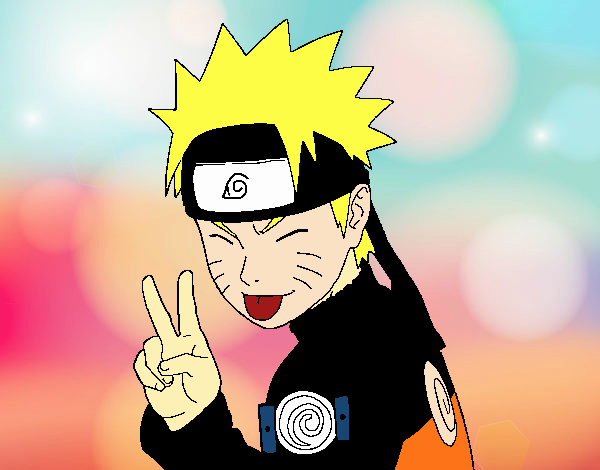 Naruto sacando lengua