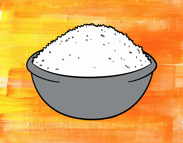 Dibujo de Plato de arroz pintado por Mai0803 en Dibujos.net el día 28