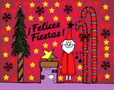 Postal Felices Fiestas