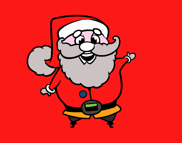 Santa claus gracioso