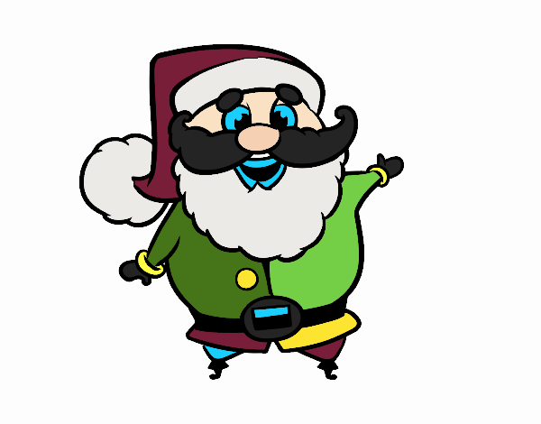 Santa claus gracioso