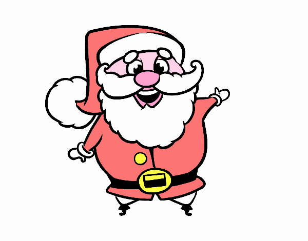 Santa claus gracioso