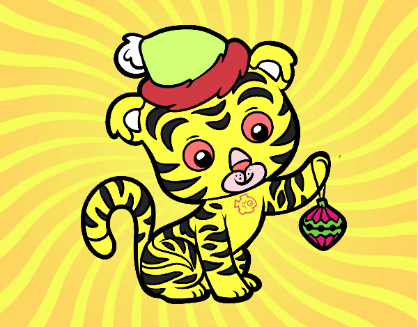 Tigre navideño