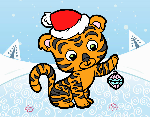 Tigre navideño