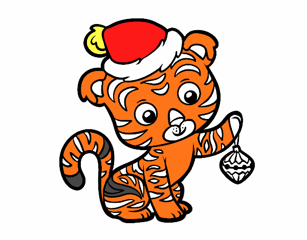 Tigre navideño