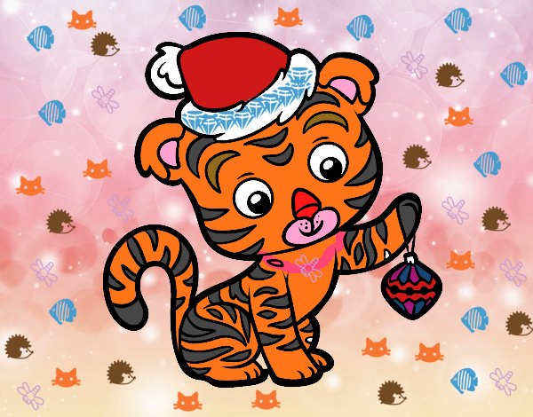 Tigre navideño