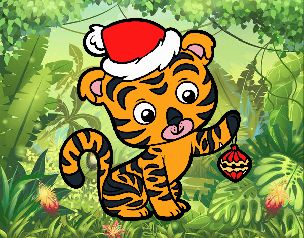 el tigre es navideño 