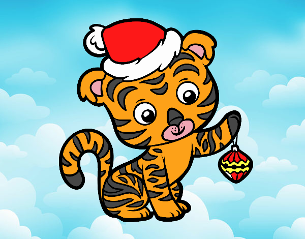 Tigre navideño