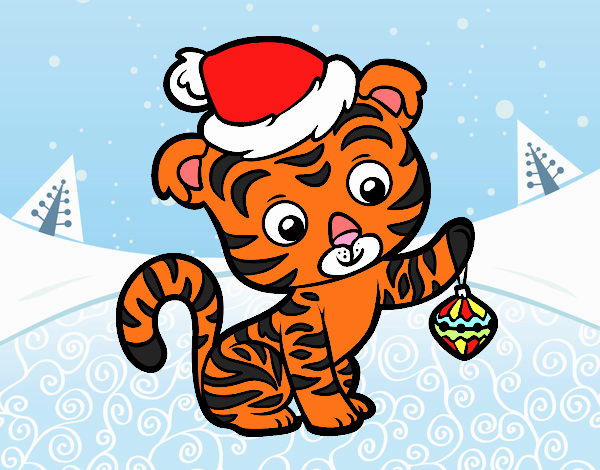 Tigre navideño