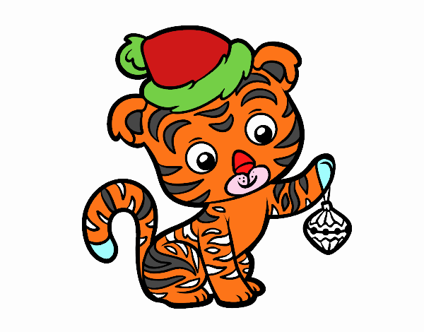 Tigre navideño