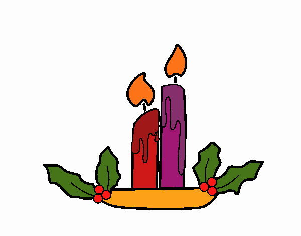 Velas de navidad