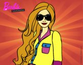 Barbie con gafas de sol