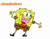 Bob Esponja saludando