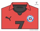 Camiseta del mundial de fútbol 2014 de Chile