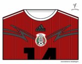 Camiseta del mundial de fútbol 2014 de México