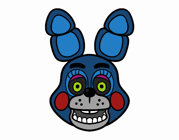 Cara de Toy Bonnie de Five Nights at Freddy's