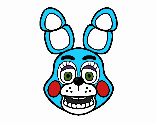 Cara de Toy Bonnie de Five Nights at Freddy's