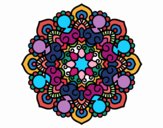 Dibujo Mandala reunión pintado por Stranger_V