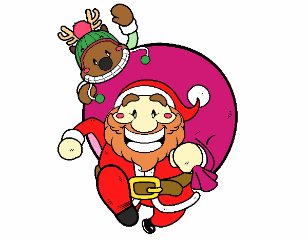 Papá Noel y Rudolph