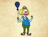 Payaso y globo