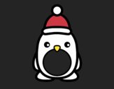 Pingüino navideño