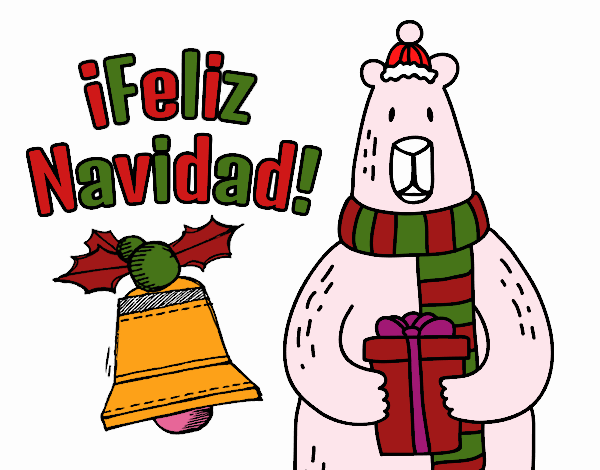 oso polar  navideño 