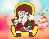 Santa Claus con niños