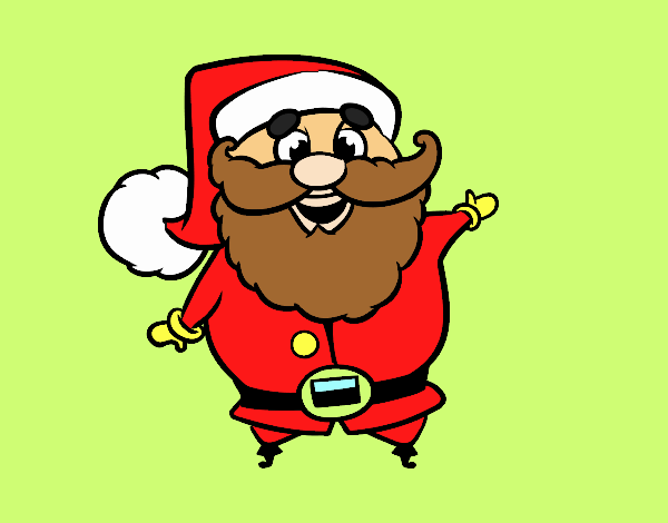 Santa claus gracioso