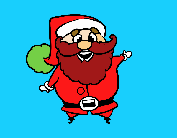 Santa claus gracioso