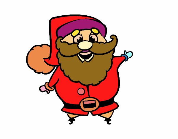 Santa claus gracioso