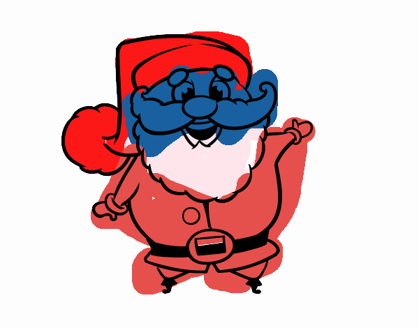 Santa claus gracioso