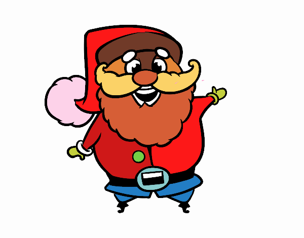 Santa claus gracioso