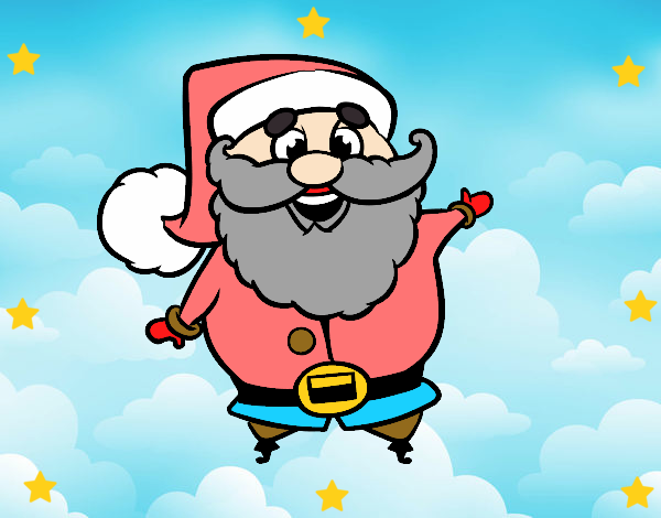 Santa claus gracioso