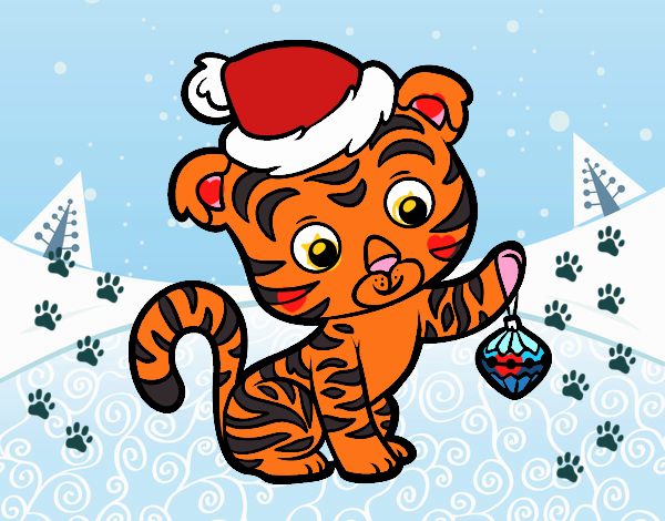 Tigre navideño