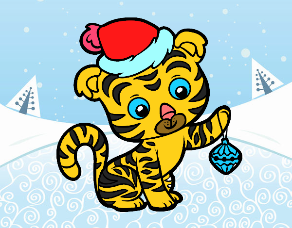 Tigre navideño