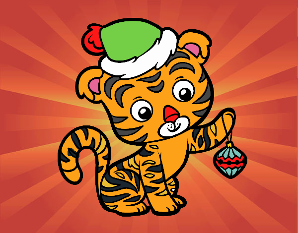 Tigre navideño