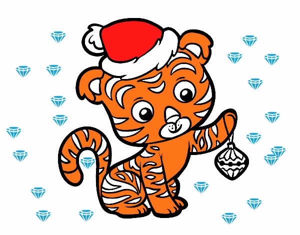 Tigre navideño